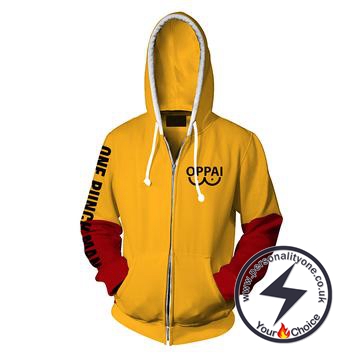 One Punch Man Saitama Hoodie Jacket